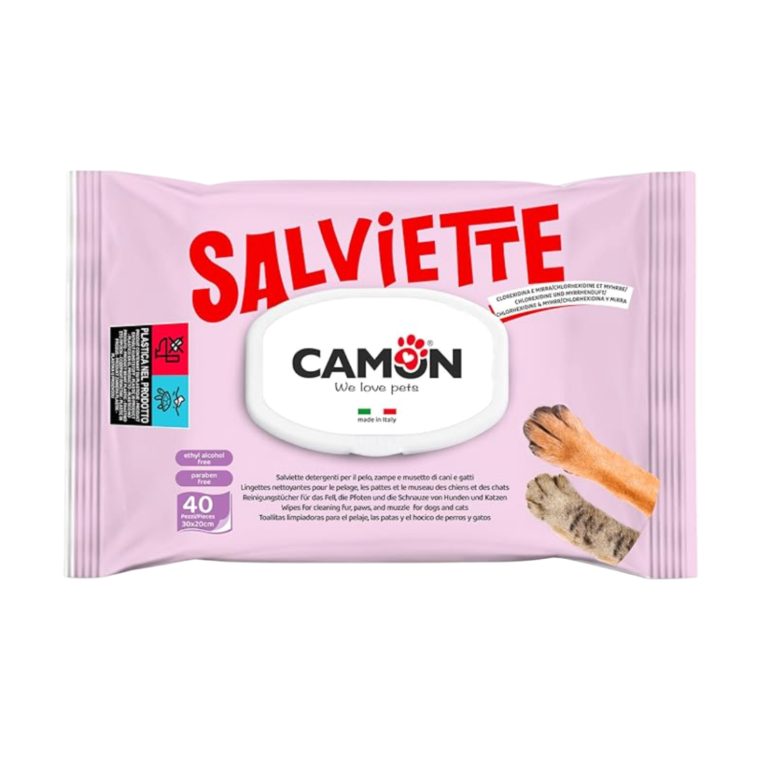 Toallitas aroma con clorexidina Camon