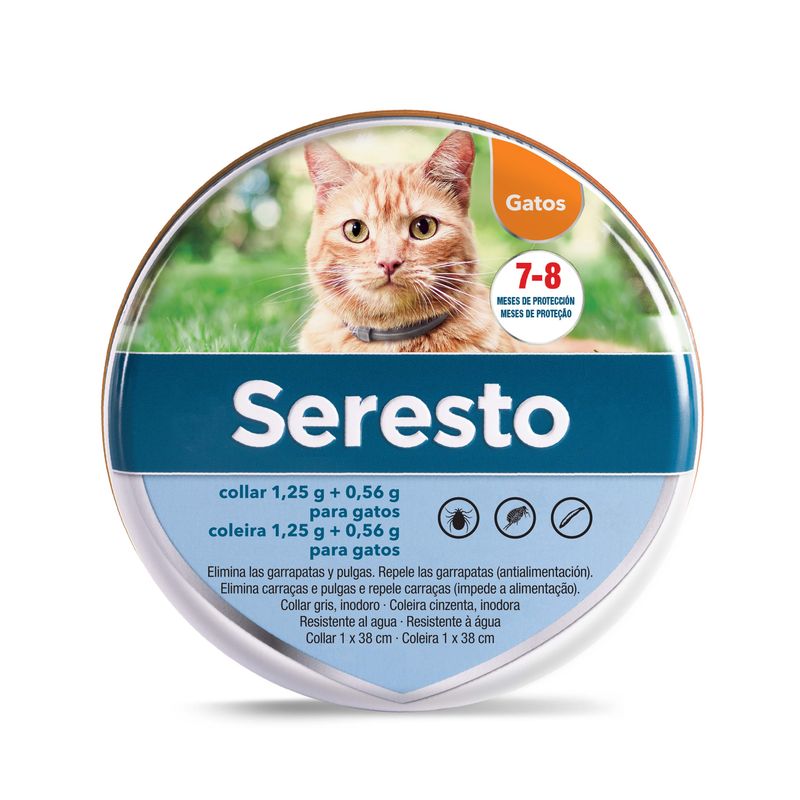 Collar antiparasitario para gatos Seresto
