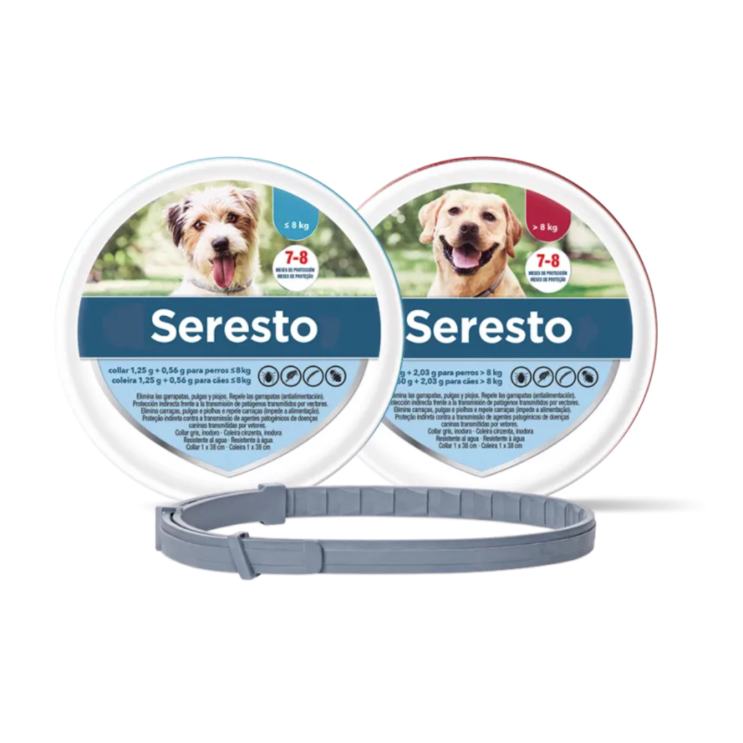 Collar antiparasitario para perros Seresto