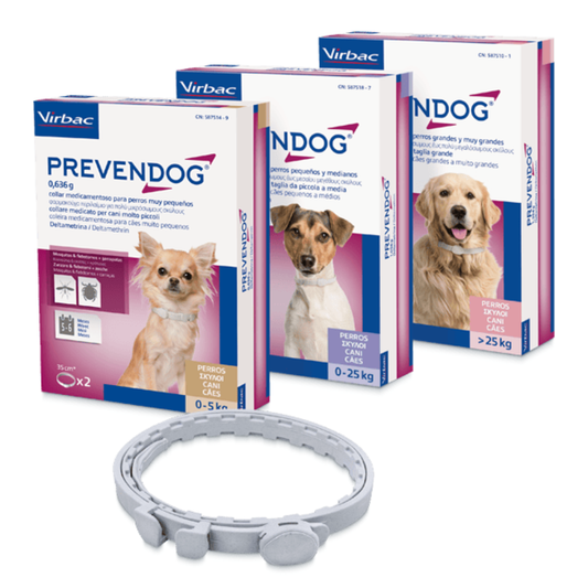 Collar Antiparasitario para perros Virbac Prevendog