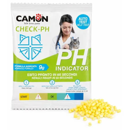 Check-pH Test de pH Urinario para Gatos Camon