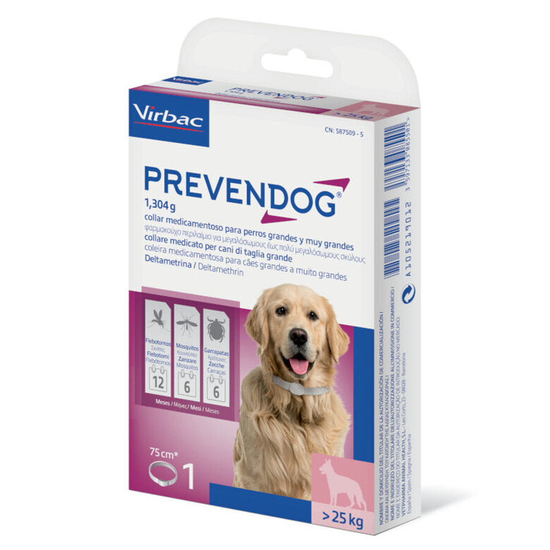 Collar Antiparasitario para perros Virbac Prevendog