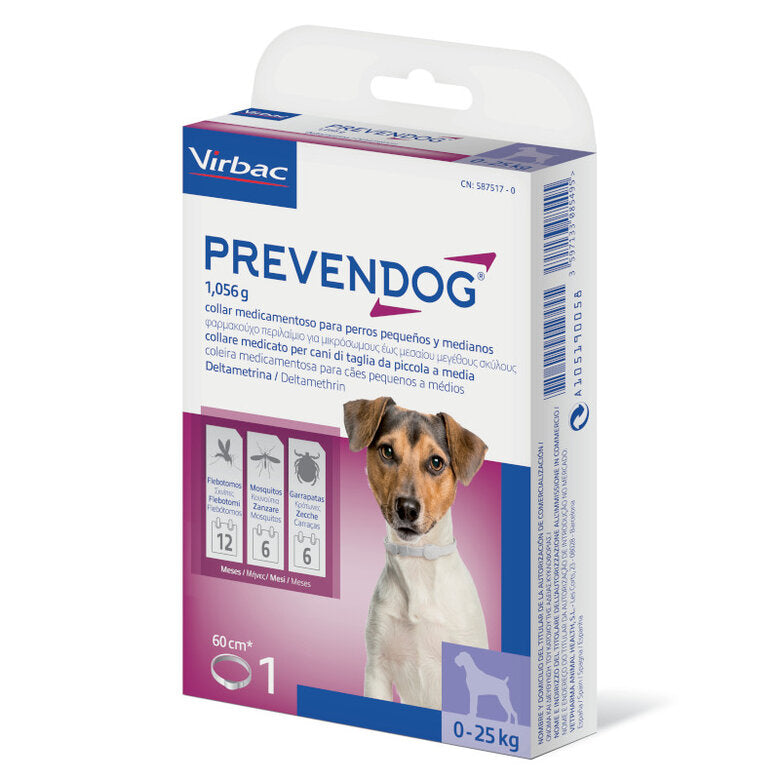 Collar Antiparasitario para perros Virbac Prevendog