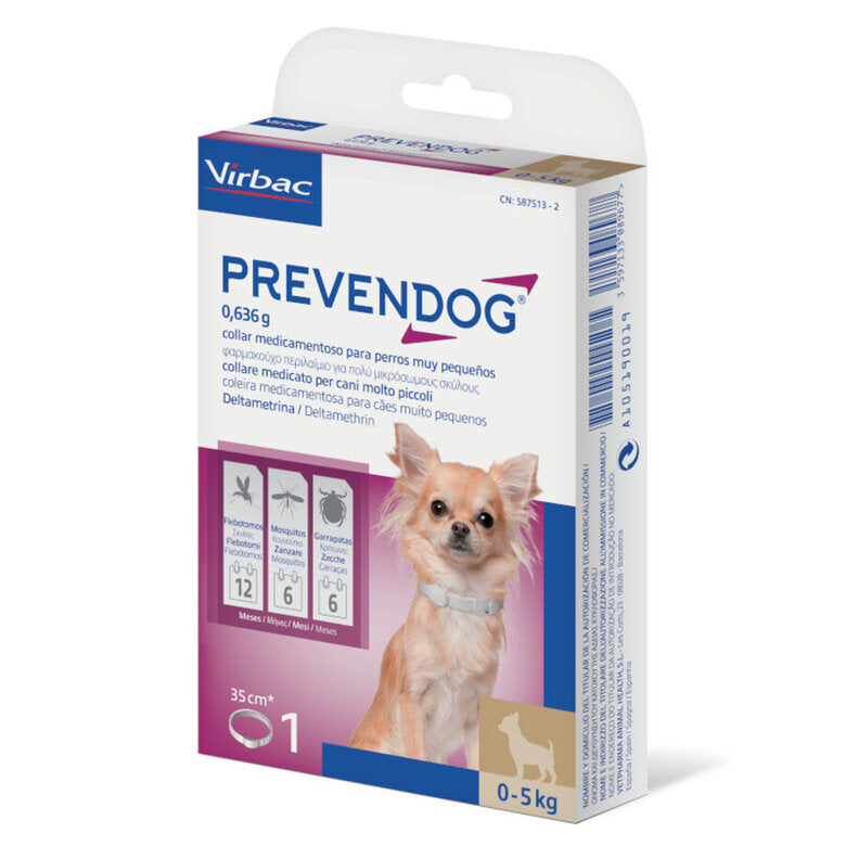 Collar Antiparasitario para perros Virbac Prevendog