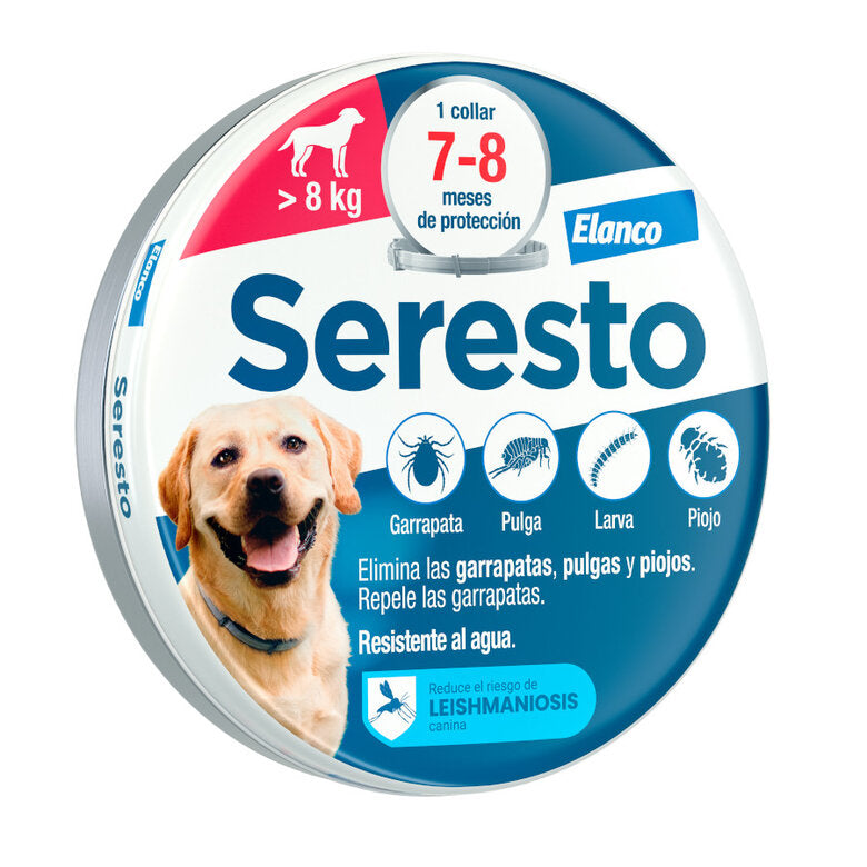 Collar antiparasitario para perros Seresto
